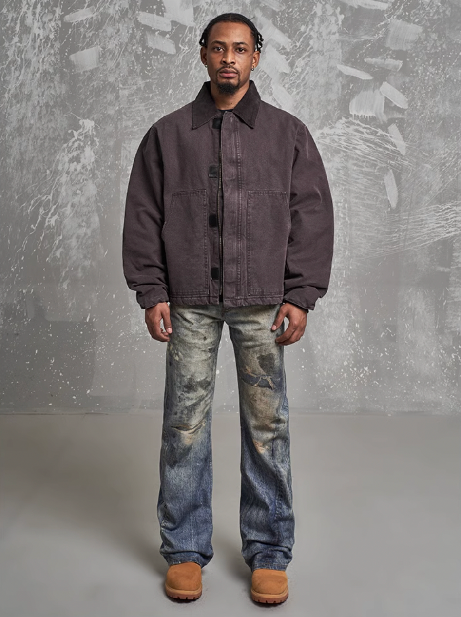 F3F Select Washed Work Detroit Jacket | Face 3 Face