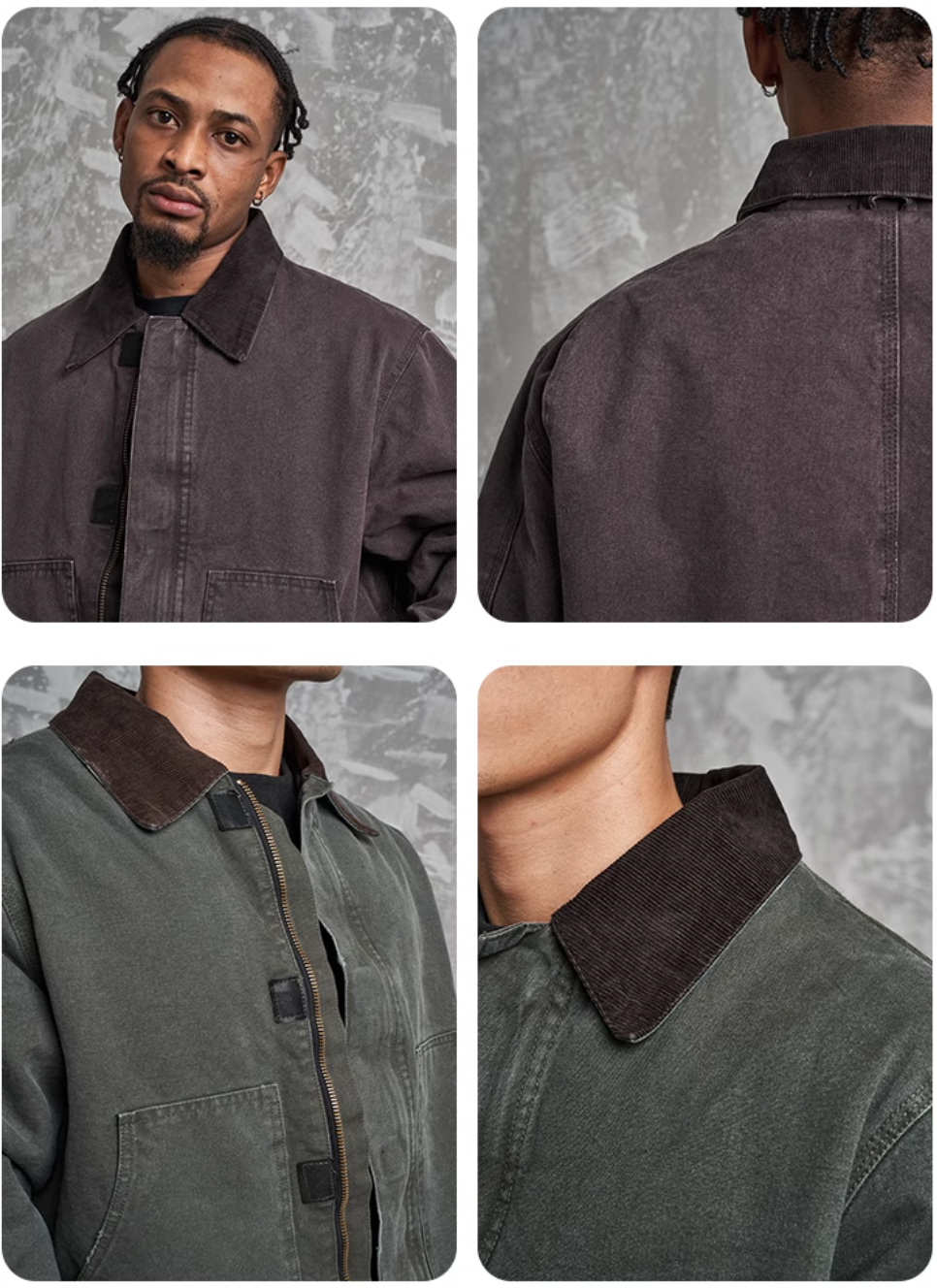 F3F Select Washed Work Detroit Jacket | Face 3 Face