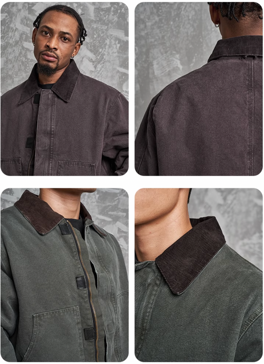 F3F Select Washed Work Detroit Jacket | Face 3 Face