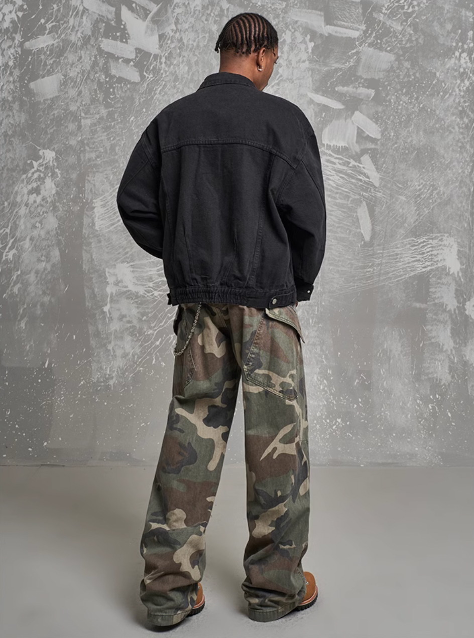 Select black denim jacket discount