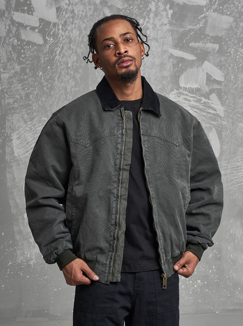 F3F Select Washed Distressed Detroit Jacket | Face 3 Face