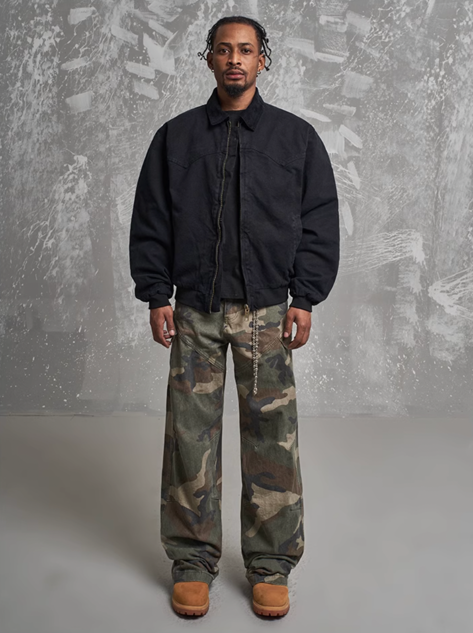 F3F Select Washed Distressed Detroit Jacket | Face 3 Face