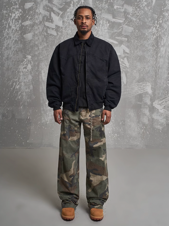 F3F Select Washed Distressed Detroit Jacket | Face 3 Face