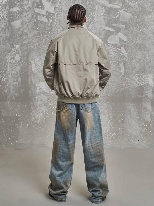 F3F Select Retro Stand Collar Harrington jacket | Face 3 Face