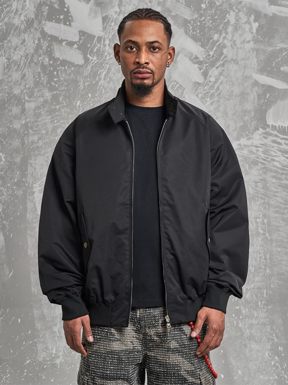 F3F Select Retro Stand Collar Harrington jacket | Face 3 Face