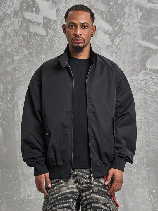 F3F Select Retro Stand Collar Harrington jacket | Face 3 Face