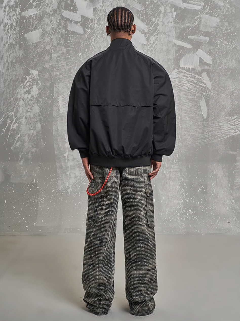 F3F Select Retro Stand Collar Harrington jacket | Face 3 Face