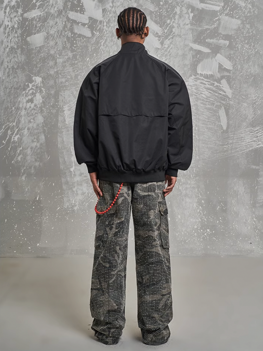 F3F Select Retro Stand Collar Harrington jacket | Face 3 Face