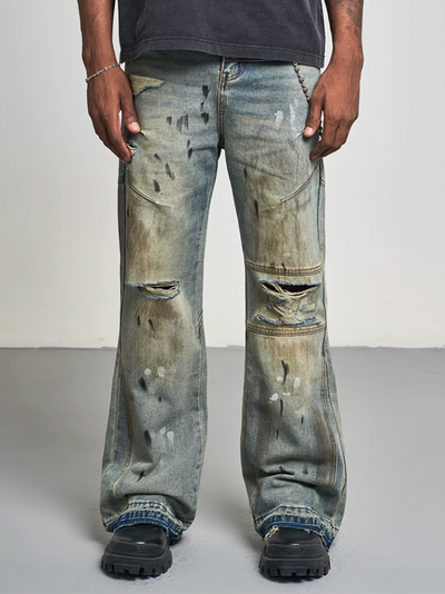 F3F Select Broken Holes Dirty Jeans | Face 3 Face