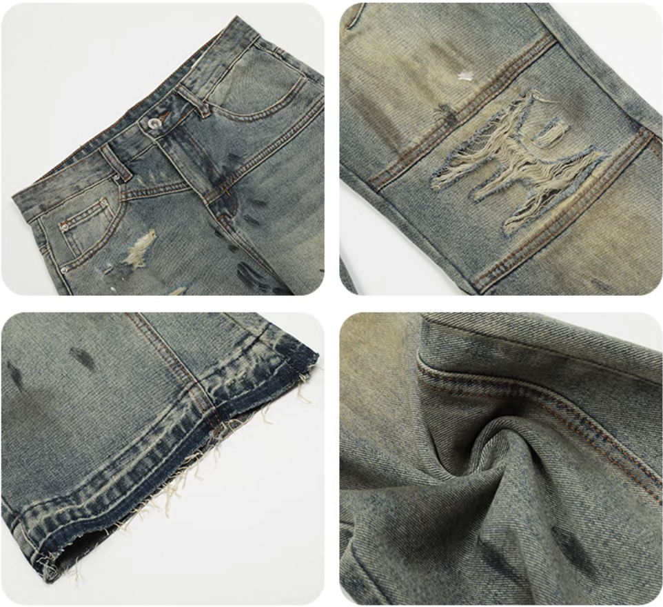 F3F Select Broken Holes Dirty Jeans | Face 3 Face