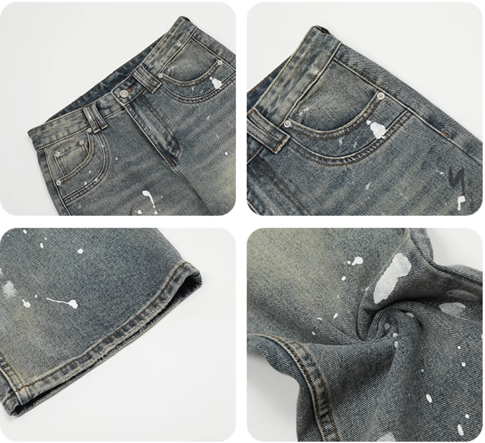 F3F Select Graffiti Design Wash Aged Jeans | Face 3 Face