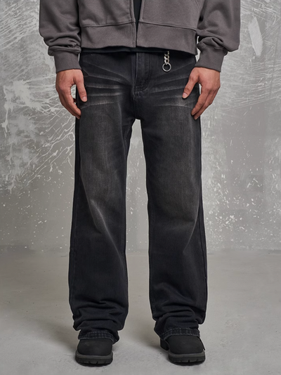 F3F Select Heavy Wash Whiskering Jeans | Face 3 Face