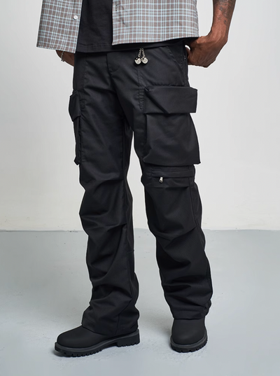 F3F Select Multi Pockets Skinny Cargo Pants | Face 3 Face