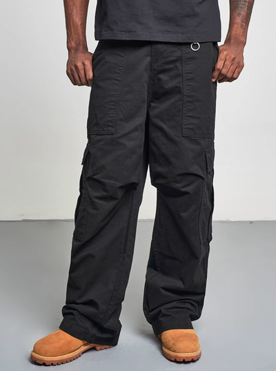 F3F Select Wide Leg Large Pocket Work Cargo Pants | Face 3 Face