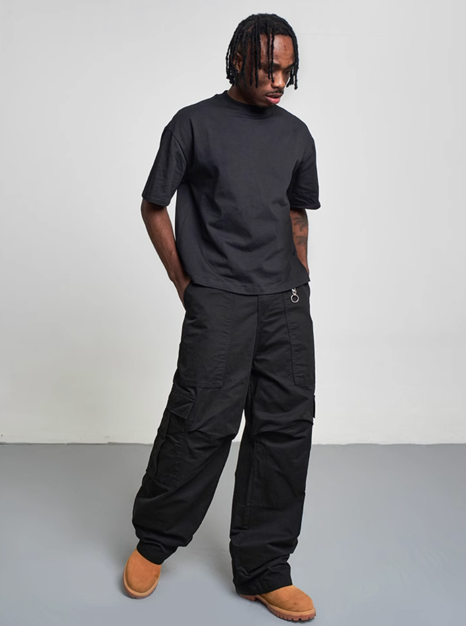 F3F Select Wide Leg Large Pocket Work Cargo Pants | Face 3 Face