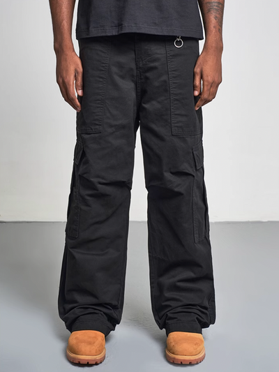 F3F Select Wide Leg Large Pocket Work Cargo Pants | Face 3 Face