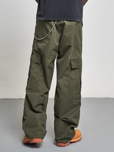 F3F Select Wide Leg Large Pocket Work Cargo Pants | Face 3 Face