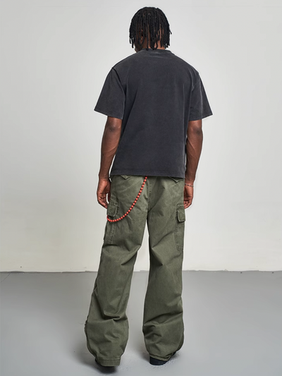 F3F Select Crease Design Multi Pocket Cargo Pants | Face 3 Face