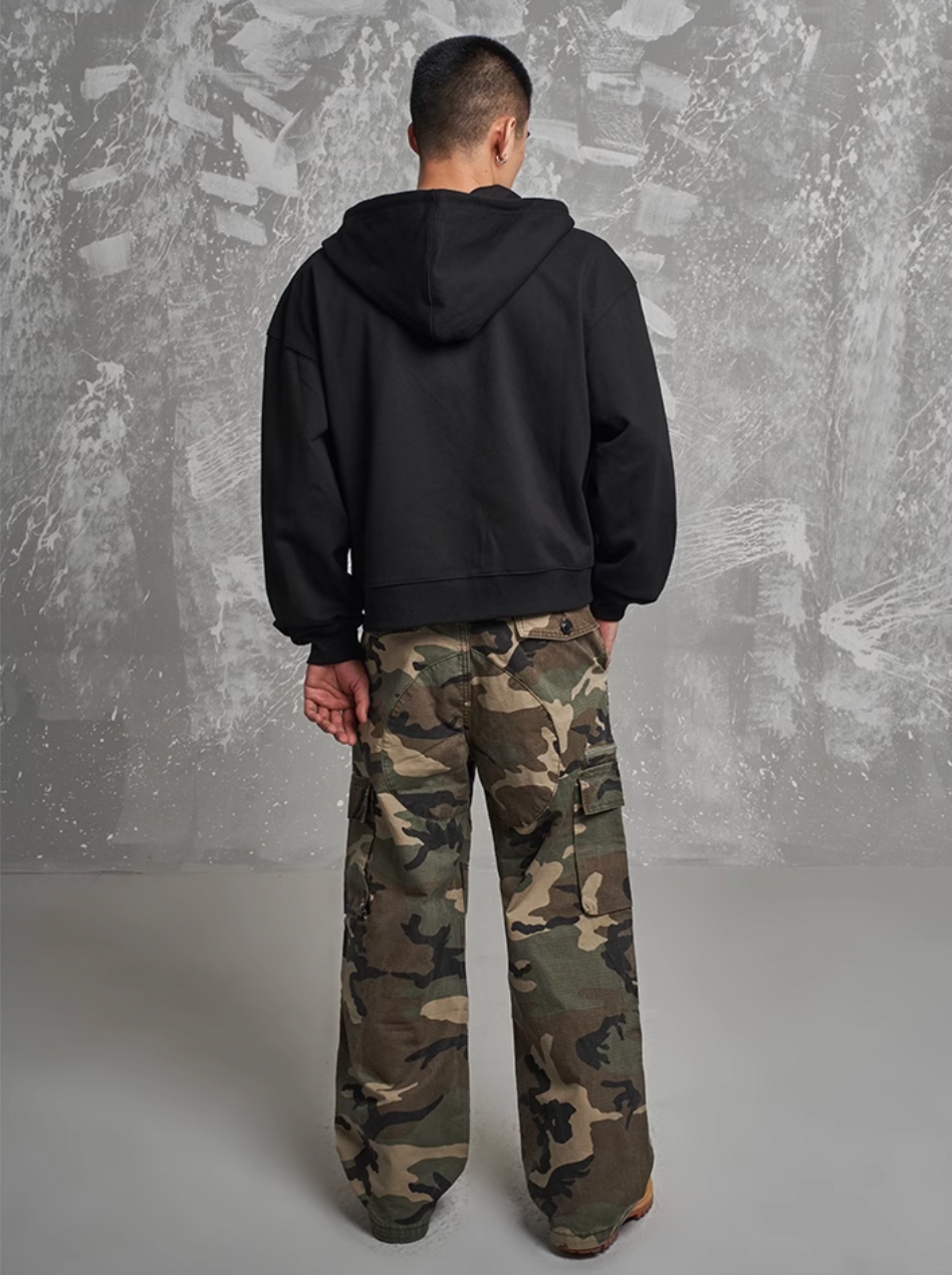 F3F Select Basic Camouflage Multi Pocket Cargo Pants | Face 3 Face