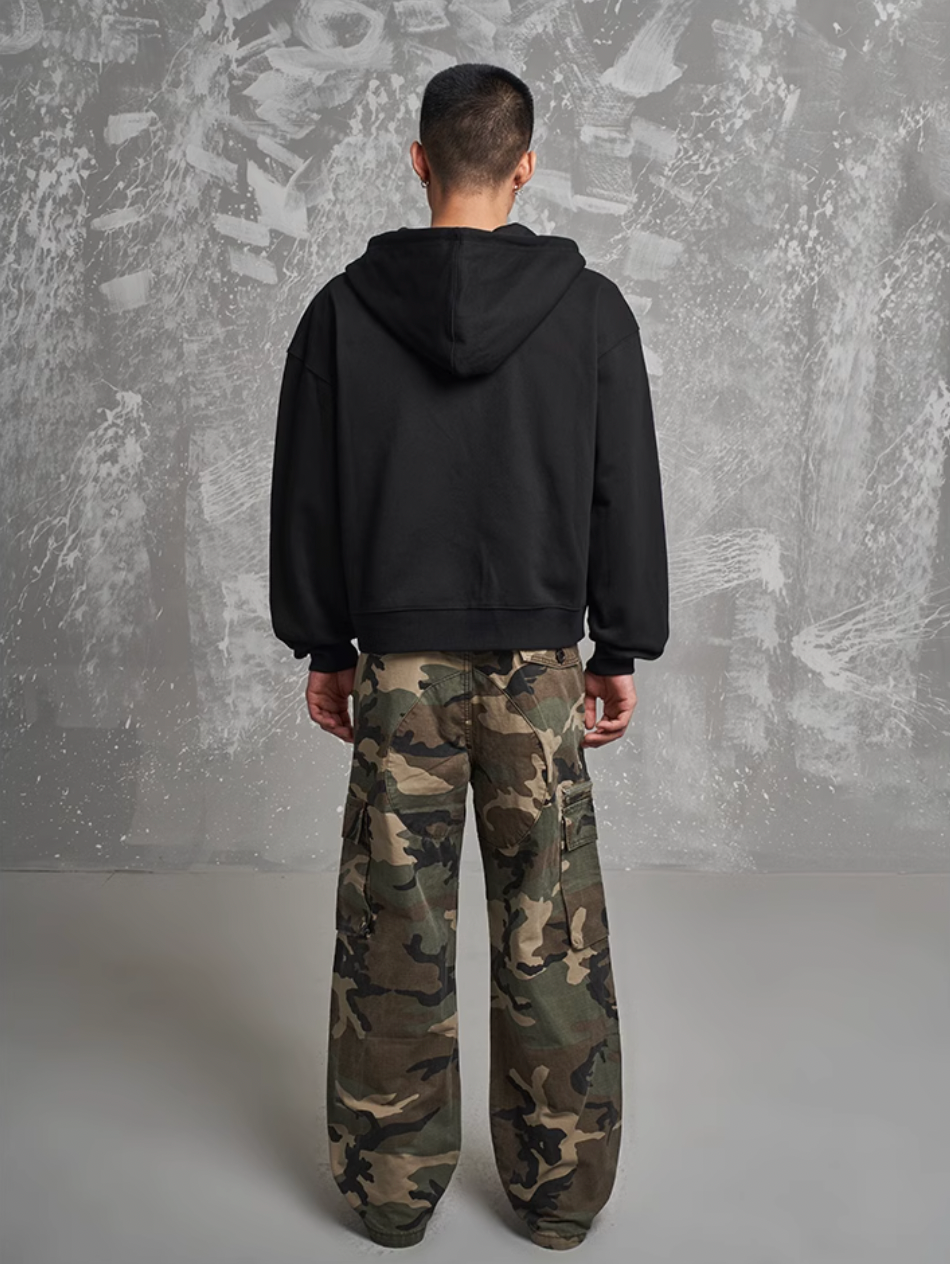 F3F Select Basic Camouflage Multi Pocket Cargo Pants | Face 3 Face