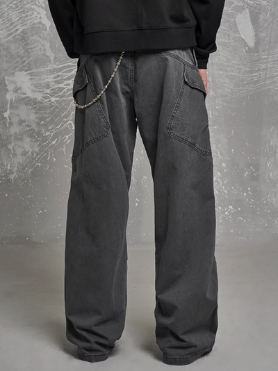 F3F Select Pleated Crease Deconstructed Cargo Pants | Face 3 Face