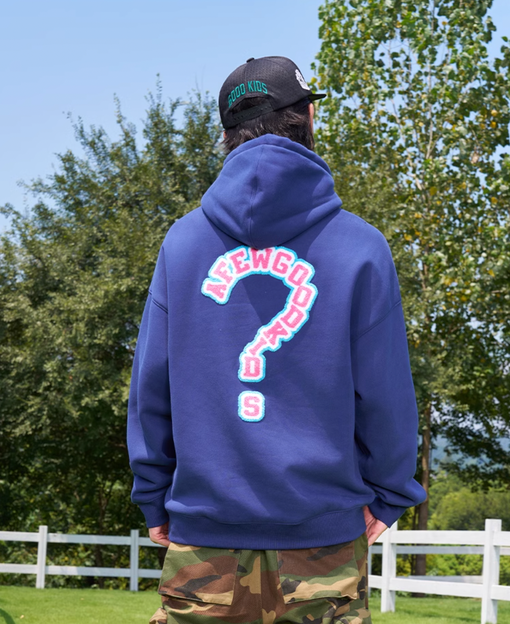 AFGK Embroidery Question Mark Hoodie | Face 3 Face