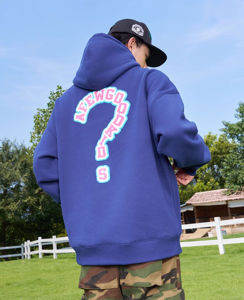 AFGK Embroidery Question Mark Hoodie | Face 3 Face