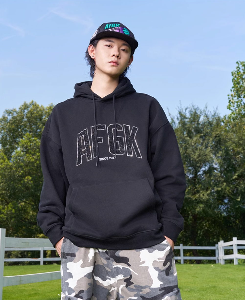 AFGK Raindrops Rhinestone Hoodie | Face 3 Face