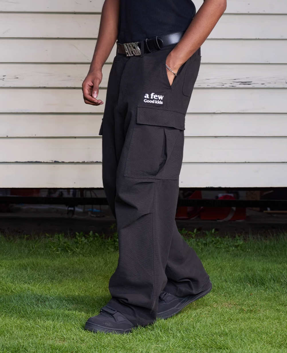 AFGK Multi Pocket Paratrooper Pleated Cargo Pants | Face 3 Face