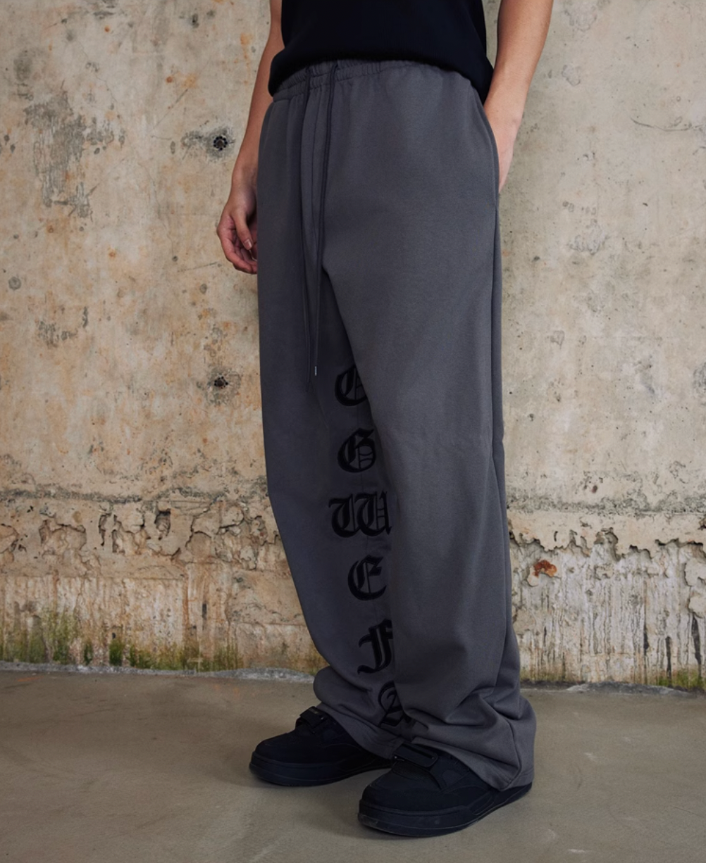 AFGK Embroidery Washed Sweatpants | Face 3 Face