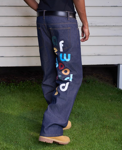 AFGK Rainbow Multi Logo Jeans | Face 3 Face