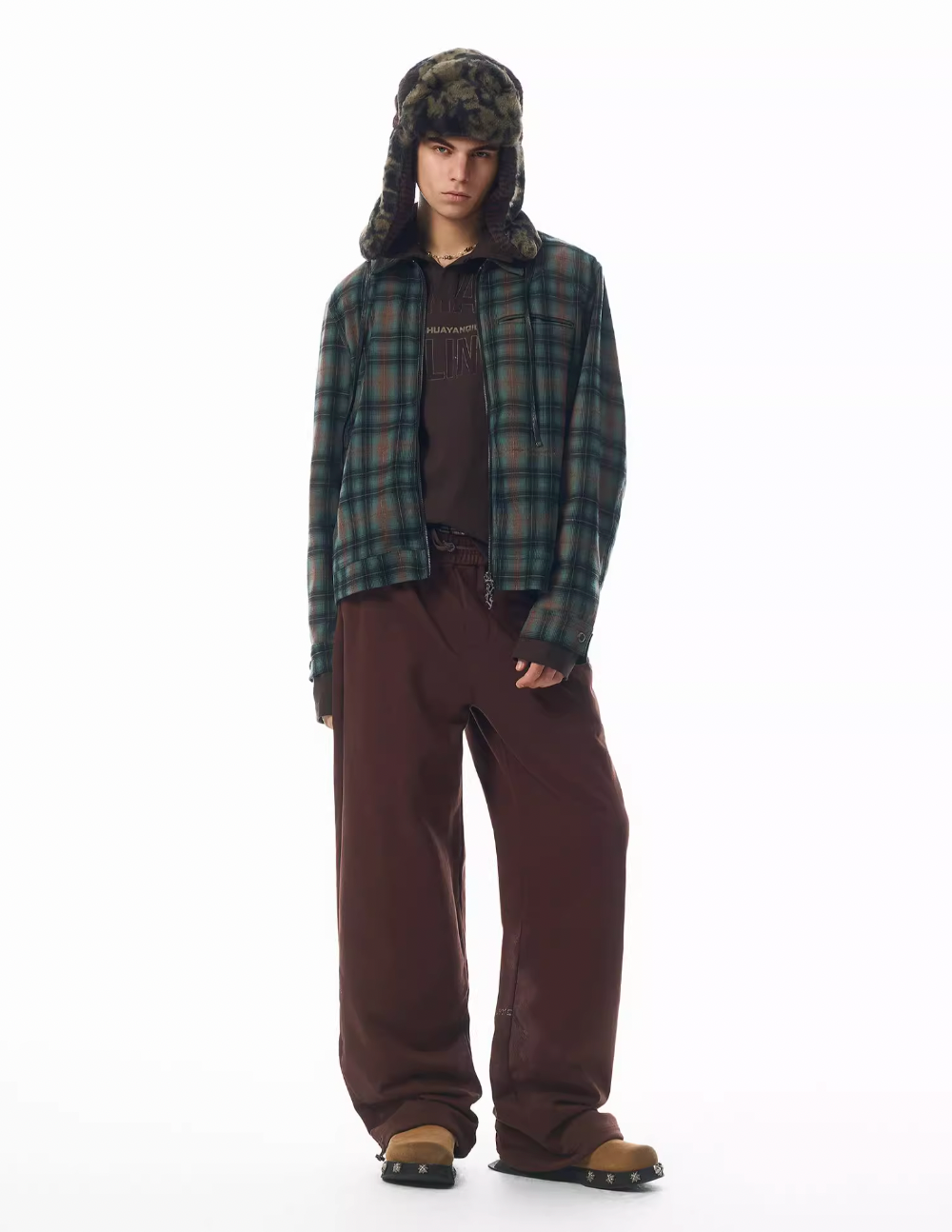 JHYQ Plaid Short Shirt Jacket | Face 3 Face