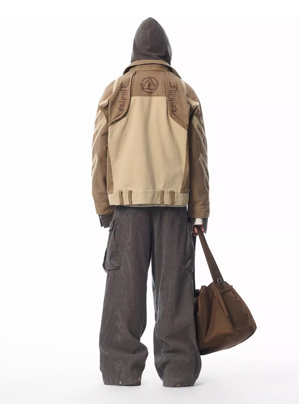 JHYQ Contrast Color Stitching Canvas Work Jacket | Face 3 Face