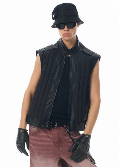 JHYQ Detachable Leather Jacket | Face 3 Face