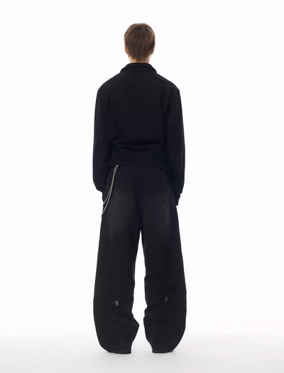 JHYQ Multi Pocket Button Baggy Work Pants | Face 3 Face