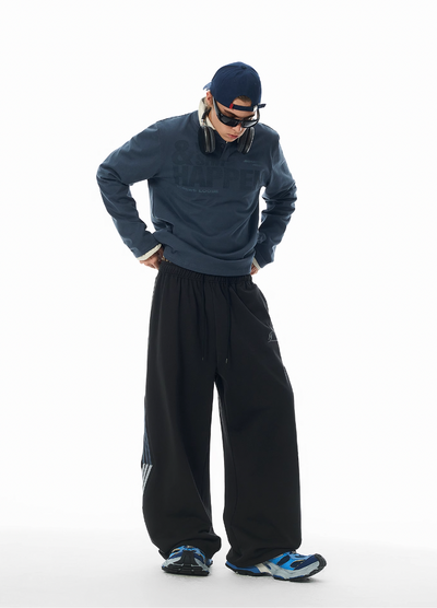 JHYQ Side Stripe Baggy Sweatpants | Face 3 Face