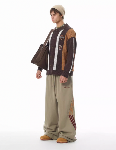 JHYQ Side Stripe Baggy Sweatpants | Face 3 Face