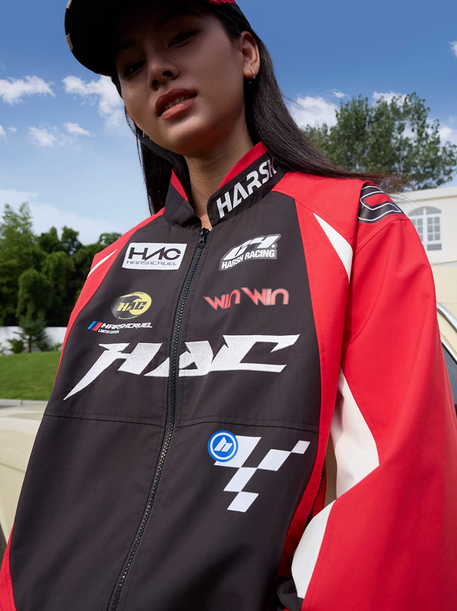 Colorblock Racing Jacket Buy Now Vintage Colorblock Racing Jacket – Face 3 Face