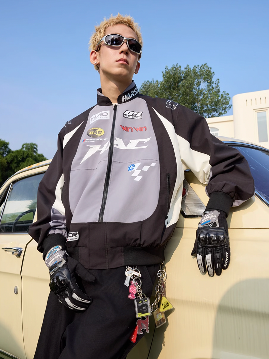 Buy Now Vintage Colorblock Racing Jacket – Face 3 Face