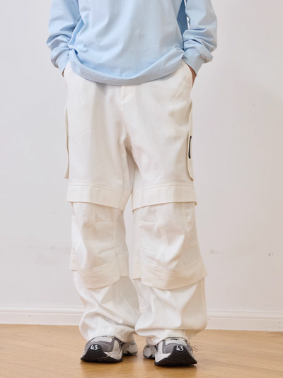 Harsh and Cruel Zipper Pleated Paratrooper Pants | Face 3 Face