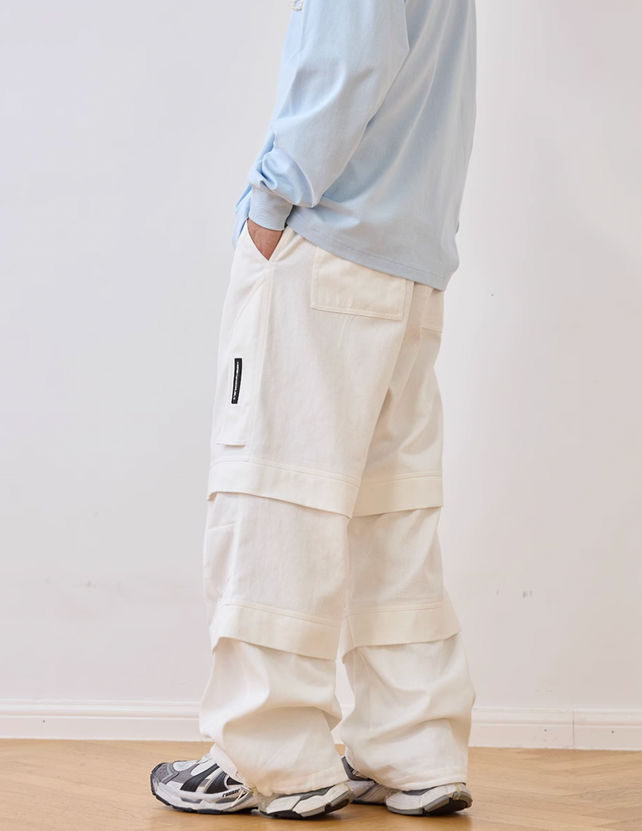 Harsh and Cruel Zipper Pleated Paratrooper Pants | Face 3 Face