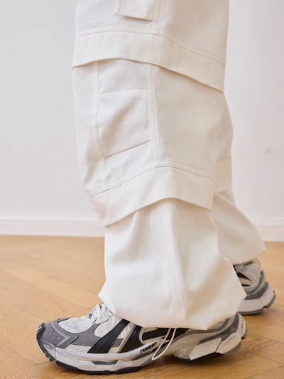 Harsh and Cruel Zipper Pleated Paratrooper Pants | Face 3 Face