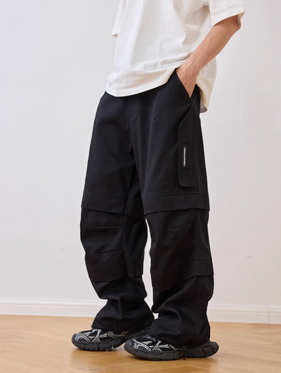 Harsh and Cruel Zipper Pleated Paratrooper Pants | Face 3 Face