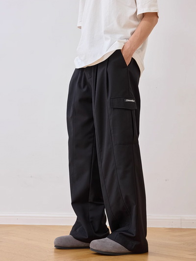 Harsh and Cruel Pleated Pocket Patchwork Cargo Pants | Face 3 Face