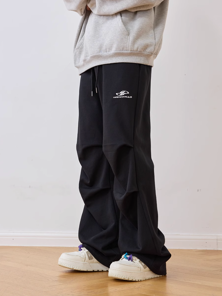 Harsh and Cruel Pleated Paratrooper Sports Sweatpants | Face 3 Face