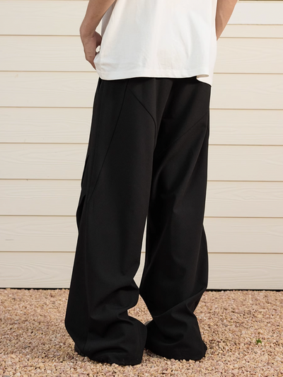 Harsh and Cruel Drape Pleated Suit Pants | Face 3 Face