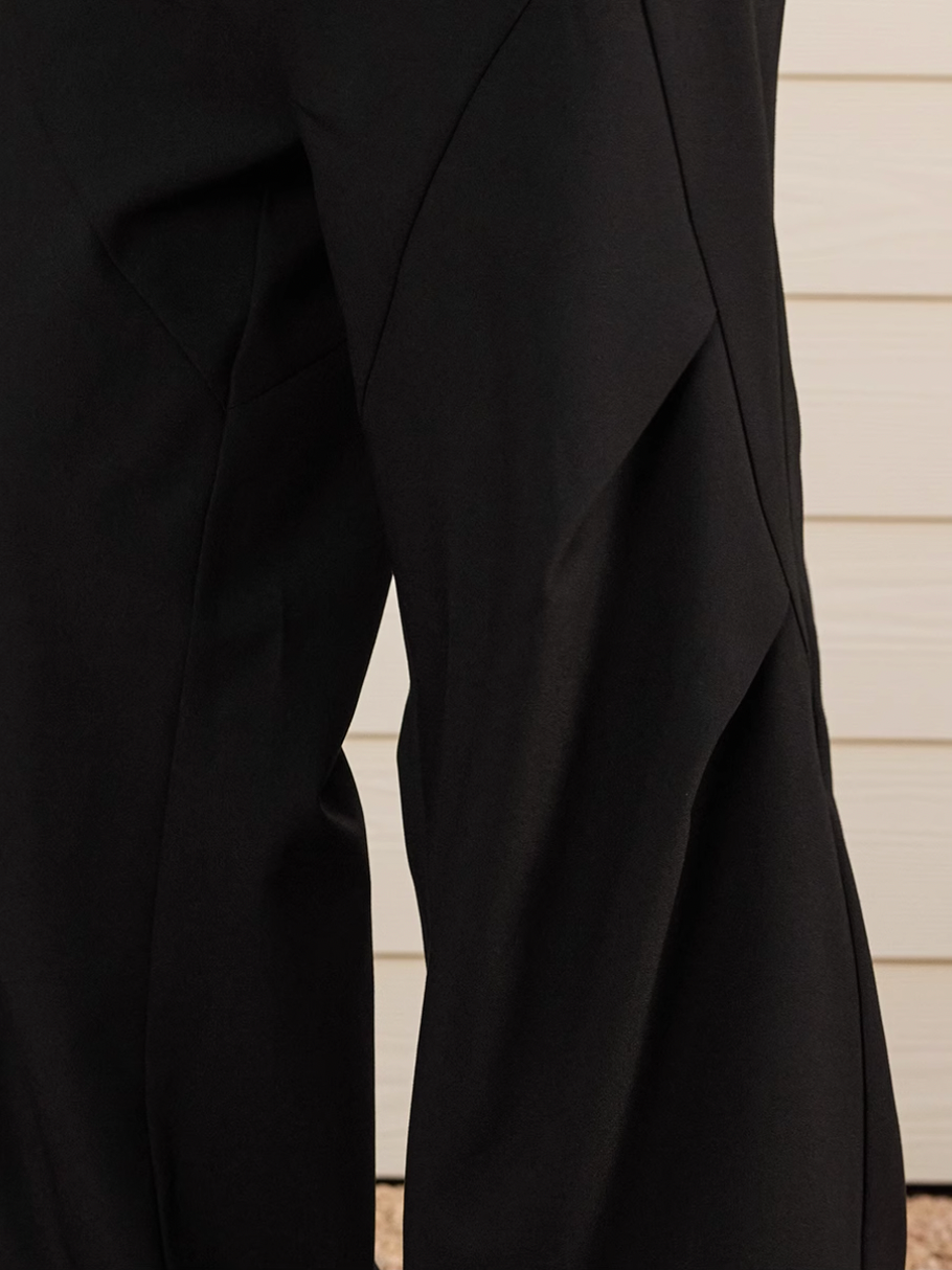 Harsh and Cruel Drape Pleated Suit Pants | Face 3 Face