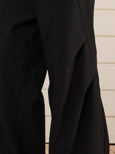 Harsh and Cruel Drape Pleated Suit Pants | Face 3 Face