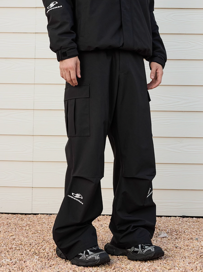 Harsh and Cruel Three Proof Embroidered Mountaineering Ski Cargo Pants | Face 3 Face