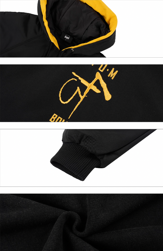 S45 Embroidered Pullover Hooded Jacket | Face 3 Face